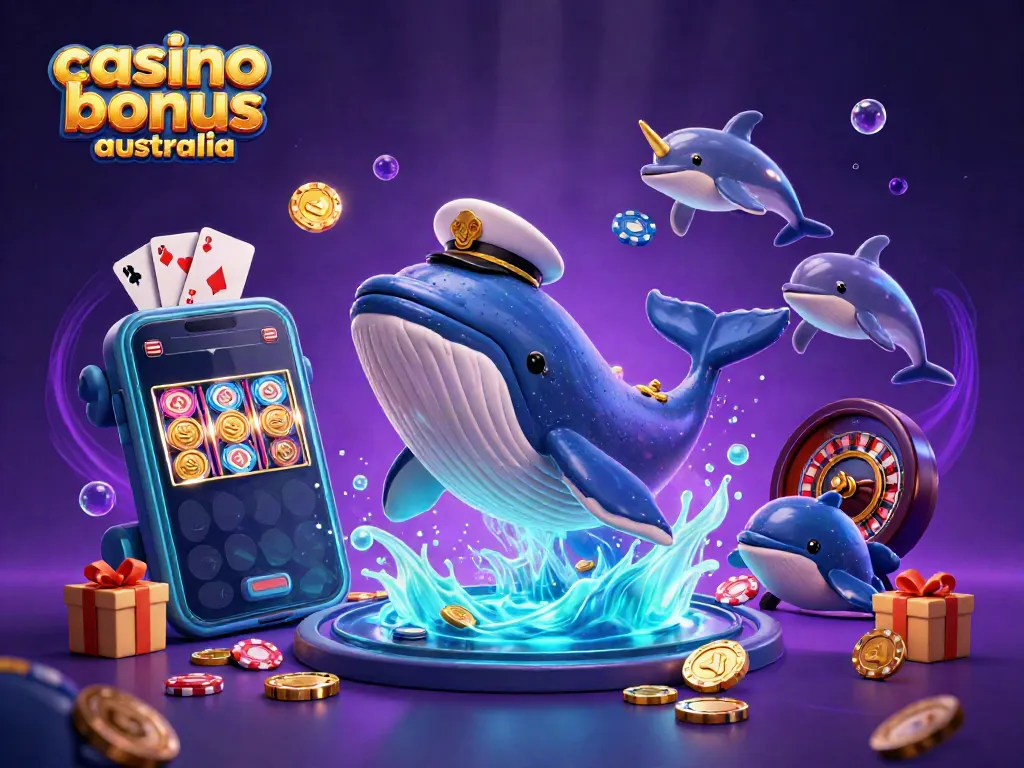 Experience thrilling wins with the best casino bonus Australia offers, featuring vibrant characters and gaming elements.
